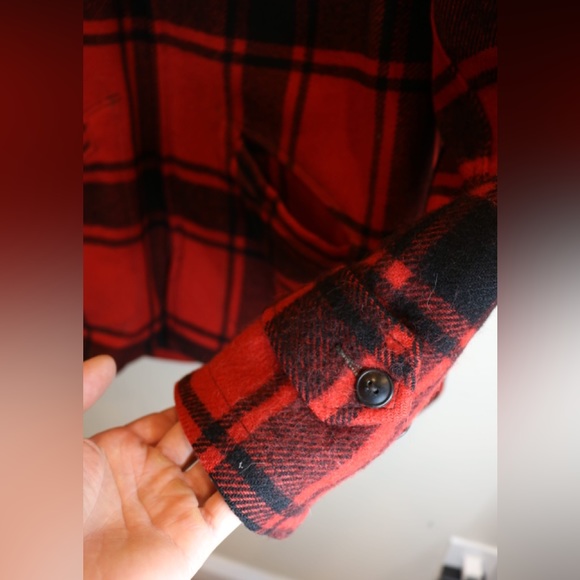 Vintage 100% wool flannel jacket - Picture 4 of 5